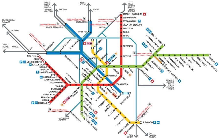 milano цевка мапа