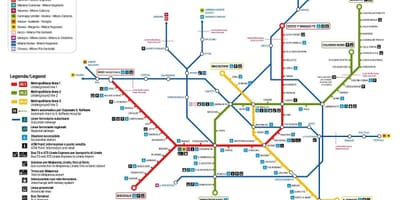 Карта на милан автобус 73 пат