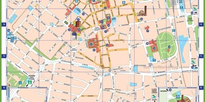 Милан италија атракции на мапата