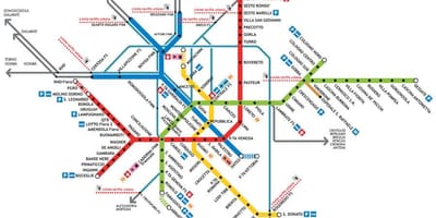 Milano цевка мапа