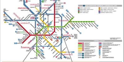 Централната станица милан мапа