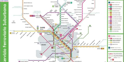 Карта на trenord